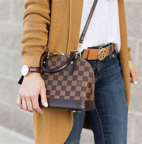 lv alma bag outfit|lv alma bag price.